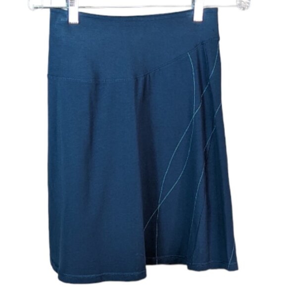 MOUNTAIN HARDWEAR Organic Cotton Stretch A-Line Athletic Skirt Slate Blue Sz XS - Picture 11 of 11